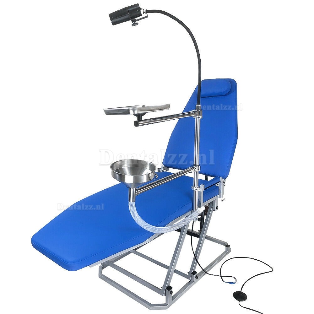 Greeloy Draagbare tandartsstoel met LED koud licht en instrumentenblad GU-P109